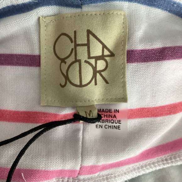 Chaser Rainbow Stripe Lounge Pants White Multicolor Size M - Picture 6 of 6